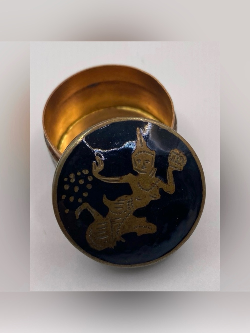 Siam Goddess Trinket Box Pill Box